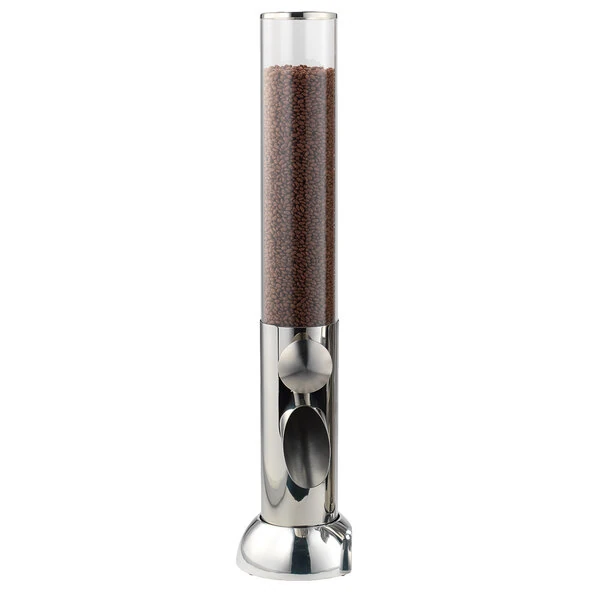 Frilich ETO250E100 2.46 Liter Single Canister Acrylic Rotary Dry Food Dispenser