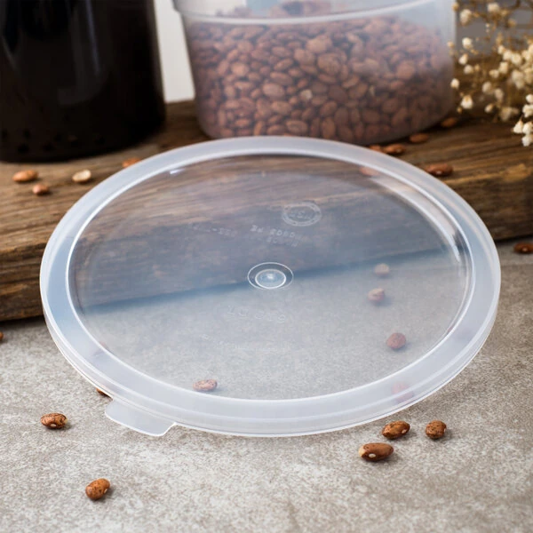 Carlisle 4 Qt. Translucent Round Polypropylene Crock Lid