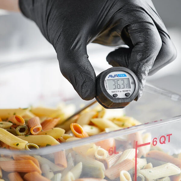 AvaTek 4 3/4" Digital Pocket Probe Thermometer with Rubber Boot