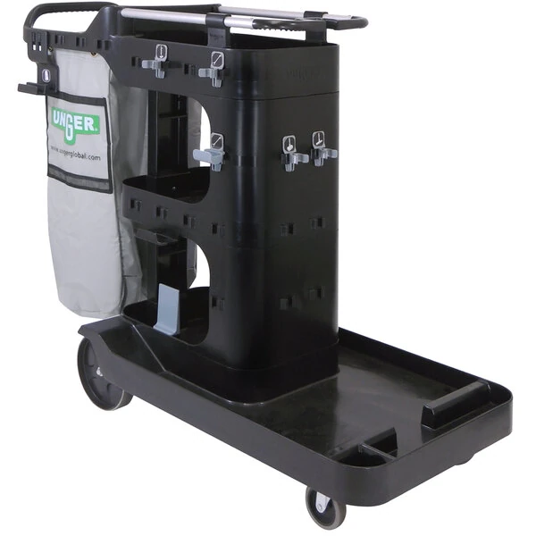 Unger RRCRT RestroomRx Janitor / Housekeeping Cart with Bag