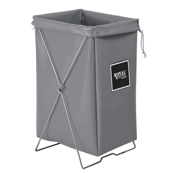 Royal Basket Trucks 30 Gallon Gray Vinyl Hamper Kit R00-GGX-HBK