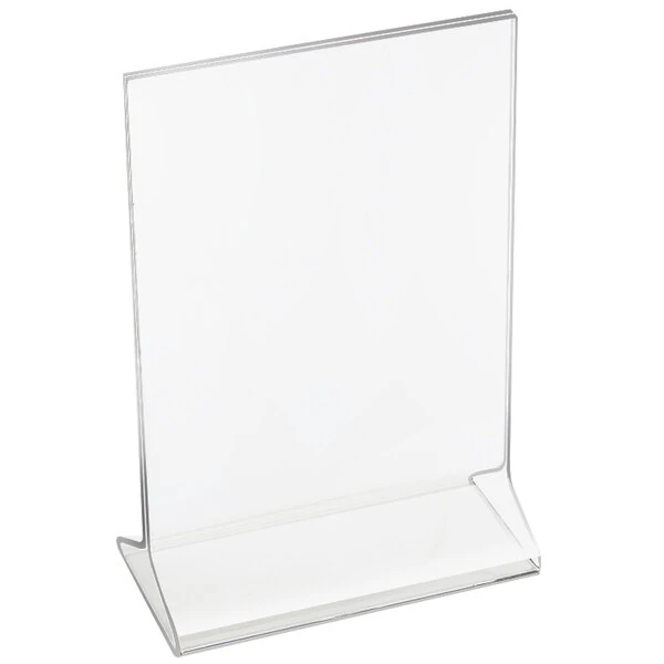 Cal-Mil 524 Classic Standard 5 1/2" x 8 1/2" Acrylic Displayette