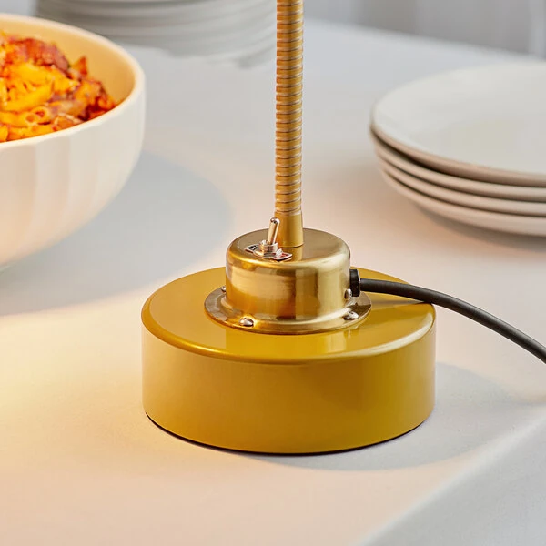 Avantco HLWB-GD Gold Weighted Base for HL and HLD Flexible Heat Lamps