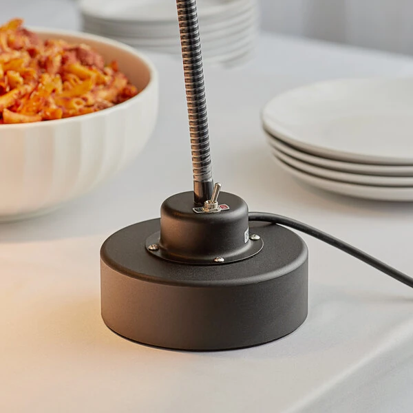 Avantco HLWB-BK Black Weighted Base for HL and HLD Flexible Heat Lamps