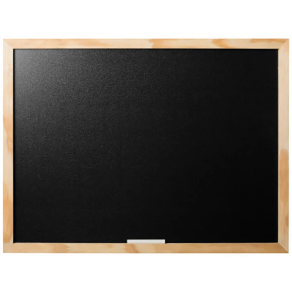 MasterVision PM04010119 24" x 18" Optimum Black Pine Frame Chalk Board with Groove