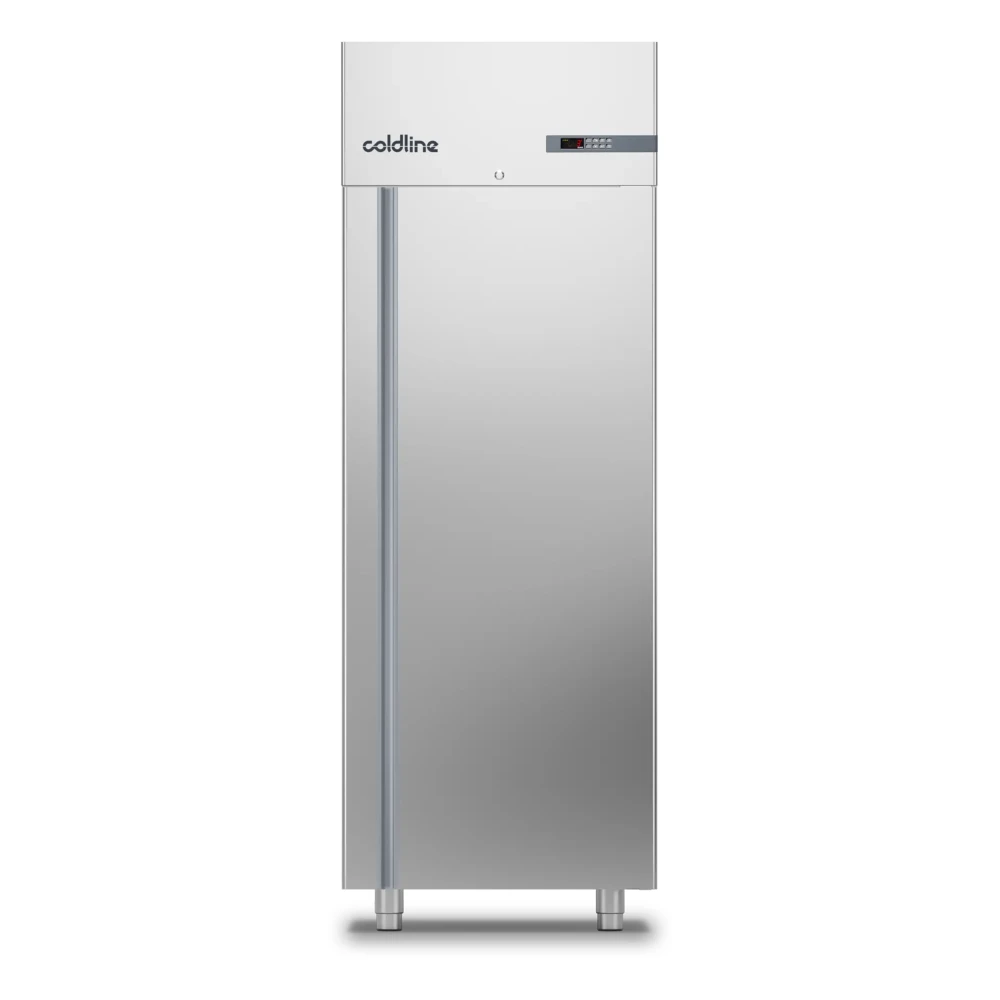 Coldline, Refrigerated Cabinet, 601 L, 1 Solid Door, Stainless Steel, Silver