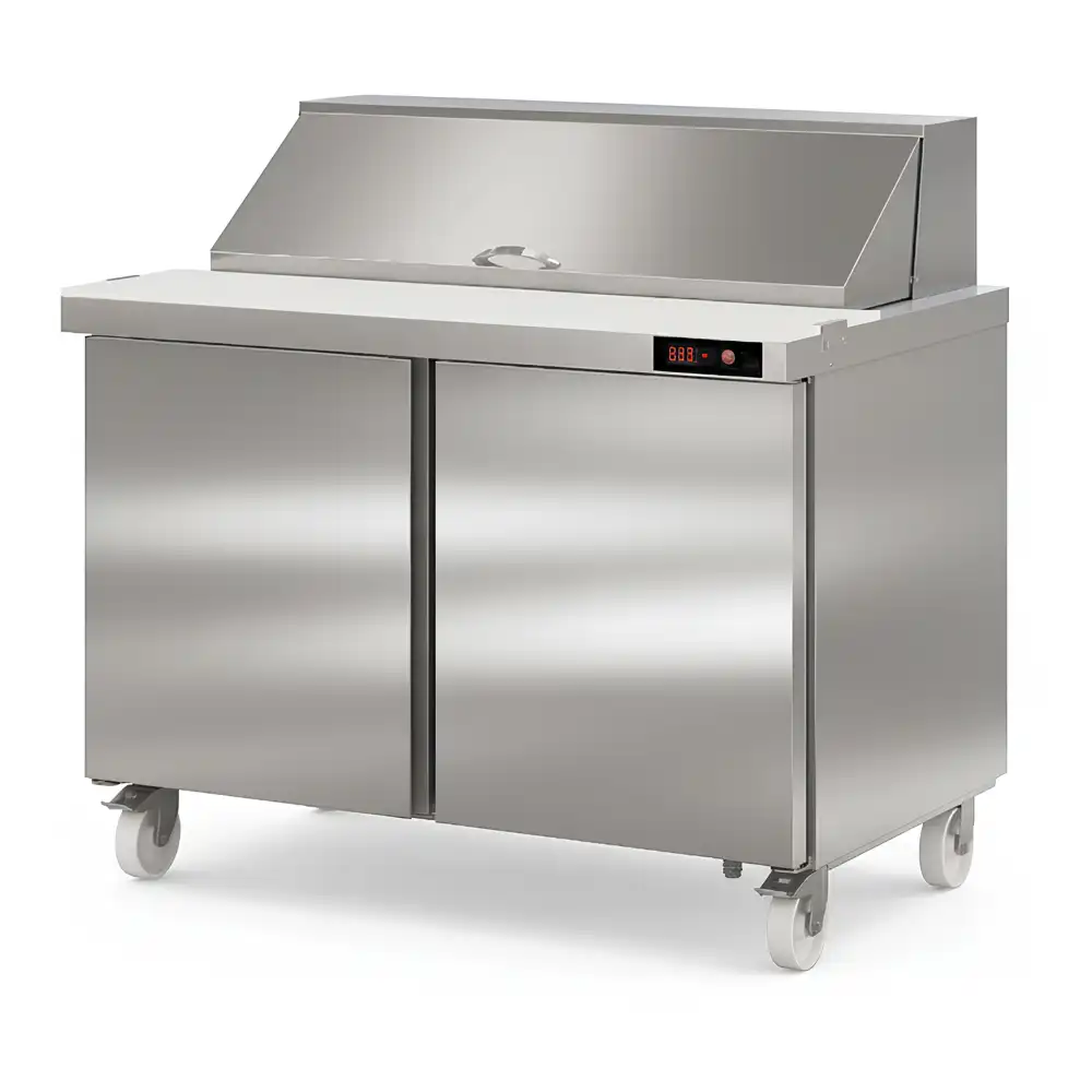 Coreco, Salad Chiller, 394 L Capacity, Stainless Steel, Silver, 2 Doors, Electric, 230V, 74 kg