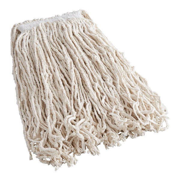 Rubbermaid® Value Pro FGV11700WH00 20 oz. White Cotton Cut-End Wet Mop Head with 1" Headband