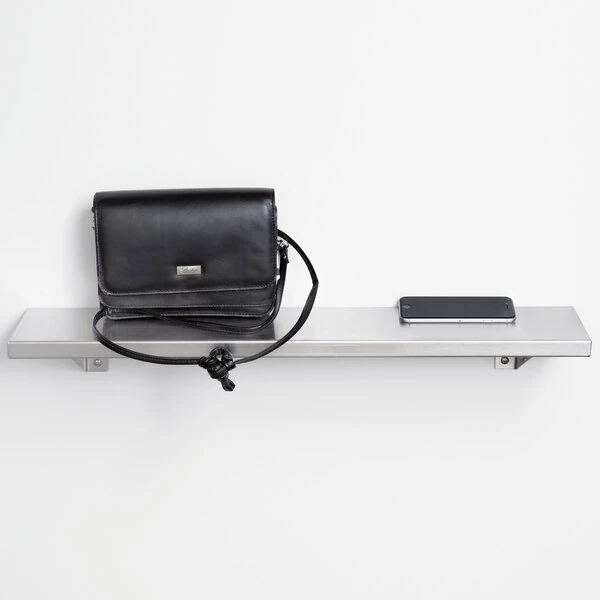 Bobrick B-295 x 24 Stainless Steel Shelf with Satin Finish - 24" x 5"