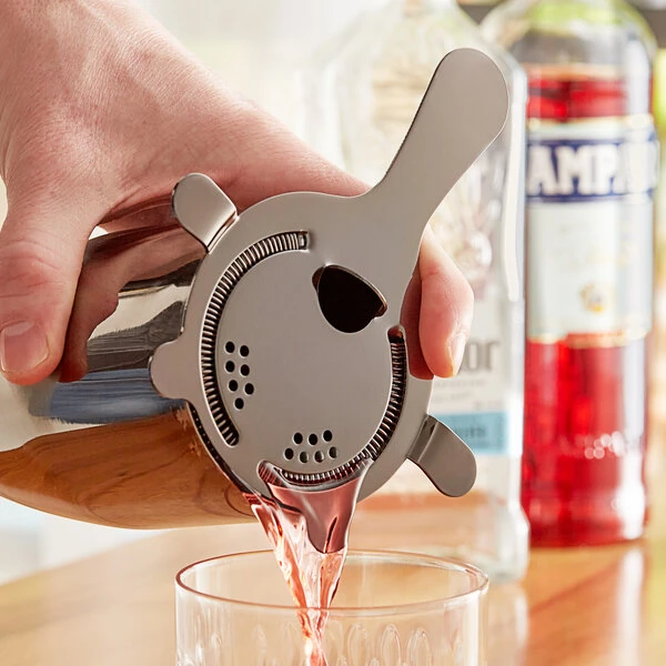 Acopa 4 Prong Black Hawthorne Strainer
