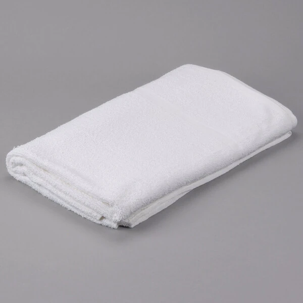 Oxford Bronze 36" x 68" White 100% Cotton Pool Towel 12.75 lb. - 60/Case