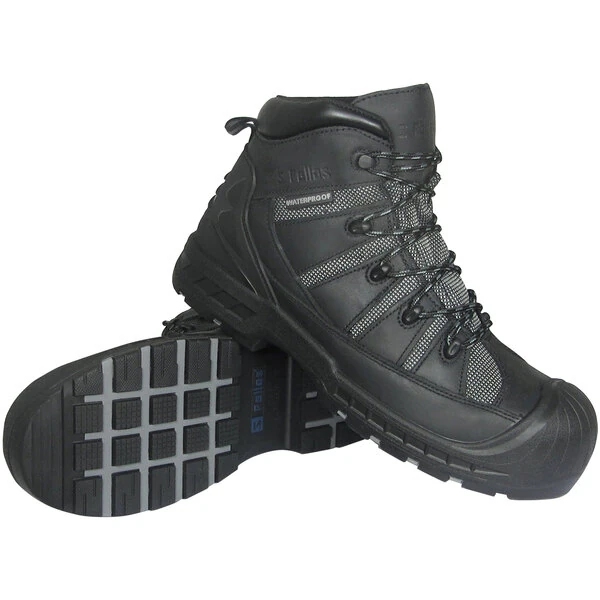 Genuine Grip® 6200 Trekker Men's Size 10 Medium Width Black Waterproof Composite Toe Non-Slip Boot
