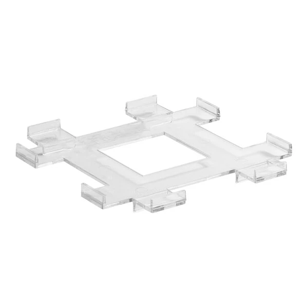 room360 Finishing Touches 4 1/2" x 4 1/2" Square Tissue Box Riser - 12/Pack
