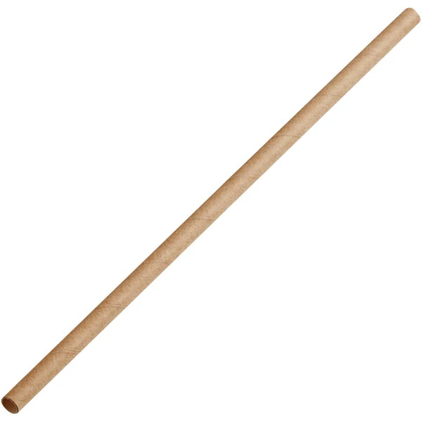 EcoChoice Kraft Paper Cake Pop Straw 7 3/4" - 4,800/Case