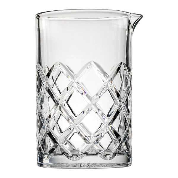 TableCraft Waverly Collection 20 oz. Diamond Cut Stirring / Mixing Glass