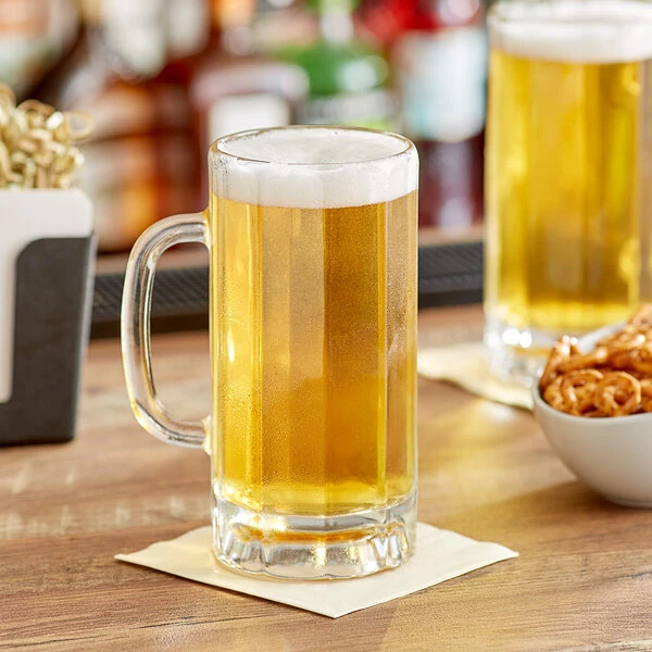 Acopa 22 oz. Paneled Beer Mug - Sample