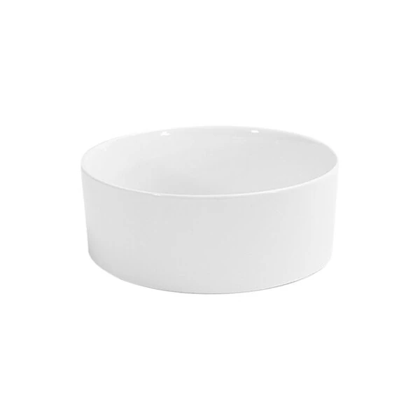 Front of the House Soho 24 oz. Bright White Round Porcelain Bowl - 6/Case