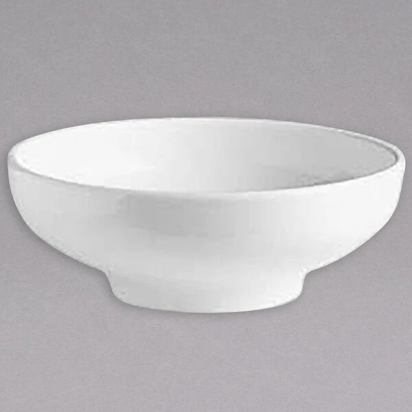 Hall China from Steelite International HL19530AWHA 22 oz. Ivory (American White) China Salad / Pasta Bowl - 12/Case
