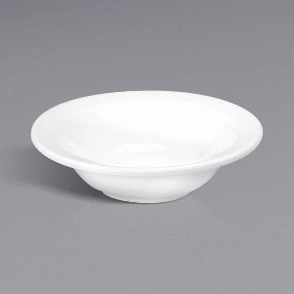 Oneida Gemini by 1880 Hospitality F1130000721 12 oz. White Bone China Grapefruit Bowl - 36/Case