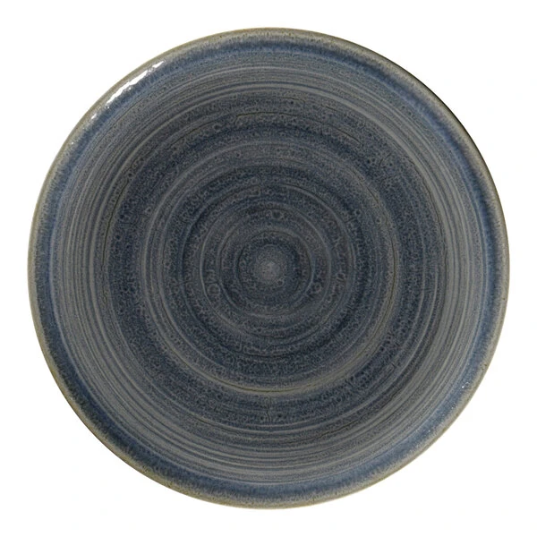 RAK Porcelain Rakstone Spot 10 5/8" Jade Porcelain Flat Coupe Plate - 12/Case