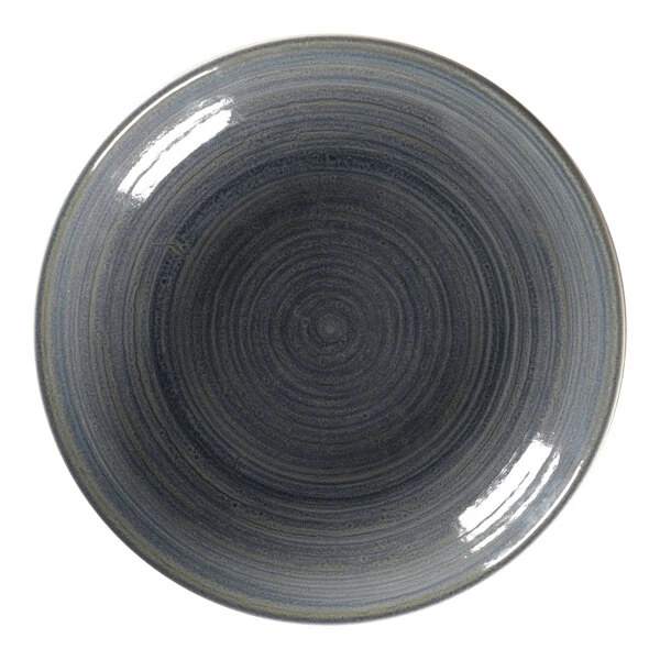 RAK Porcelain Rakstone Spot 11 13/16" Jade Porcelain Deep Coupe Plate - 6/Case