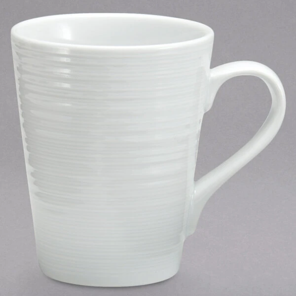 Sant' Andrea Botticelli by 1880 Hospitality R4570000563 13 oz. Bright White Porcelain Mug - 36/Case