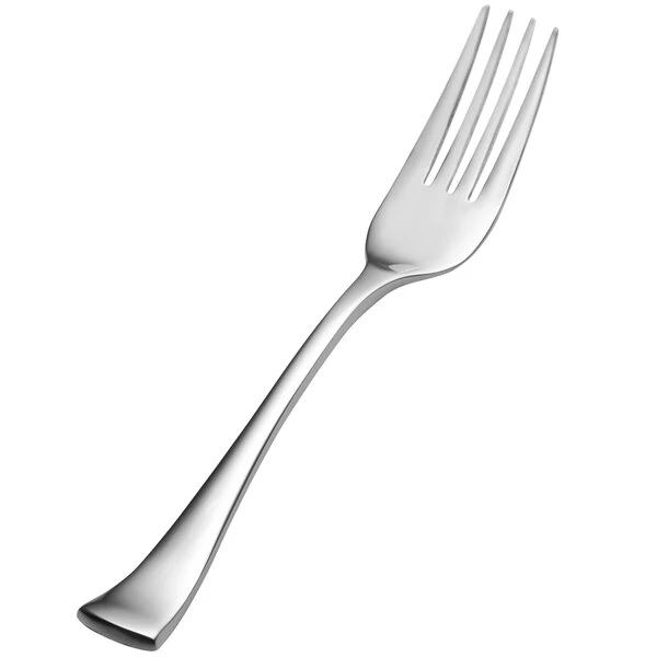 Bon Chef S3207 Aspen 6 3/4" 18/10 Stainless Steel Extra Heavy Salad / Dessert Fork - 12/Case