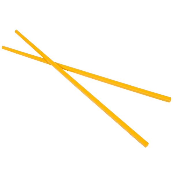 Town 51316Y 10 1/2" Yellow Melamine Chopsticks Set - 10/Pack