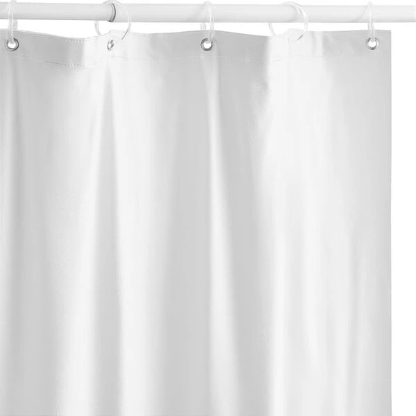 American Specialties, Inc. 36" x 72" White Vinyl Shower Curtain 10-1200-V36