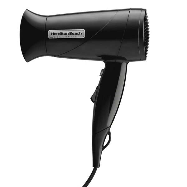 Hamilton Beach HHD610 Midsize Black 2 Speed Hair Dryer - 120V, 1600W