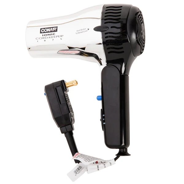 Conair 169CHIW Chrome Cord Keeper Hair Dryer - 1875W