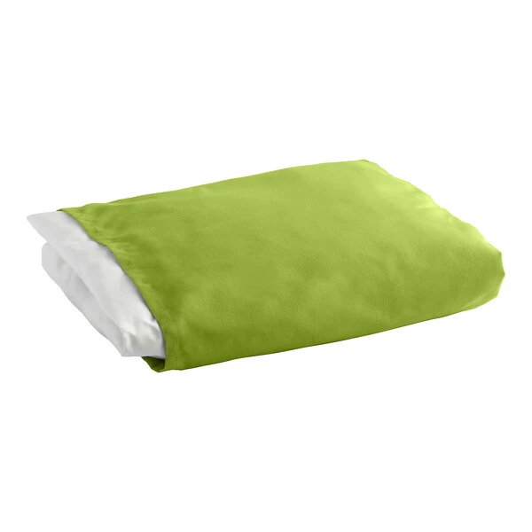1888 Mills Beyond 80" x 54" Full XL Size Green Polyester Bed Skirt - 6/Case