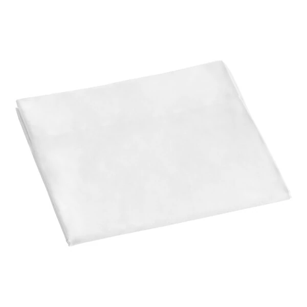 Berkshire Hospitality Allure 30" x 20" Standard Size White Satin Weave Cotton / Polyester Pillowcase - 72/Case