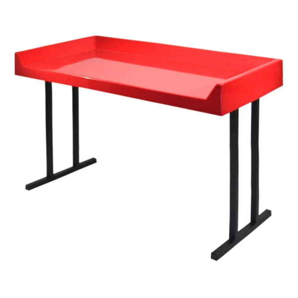 Sol-O-Matic 48" x 30" x 34" Holly Red Fiberglass Laundromat Folding Table