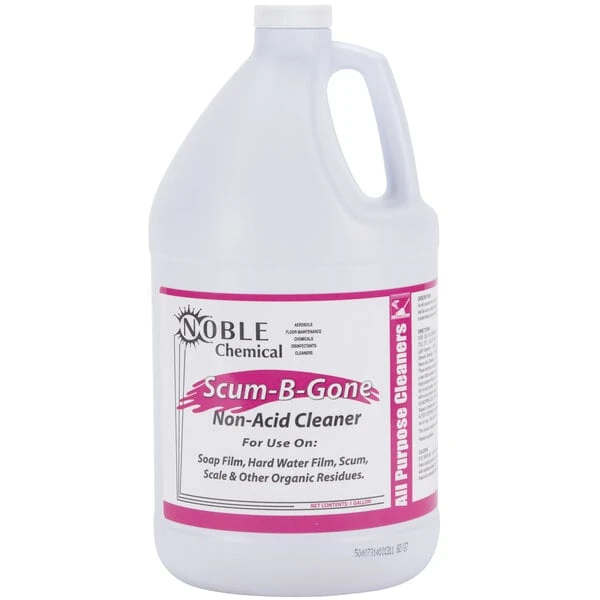 Noble Scum-B-Gone 1 Gallon / 128 oz. Non-Acid Multi-Purpose Concentrated Restroom Cleaner - 4/Case