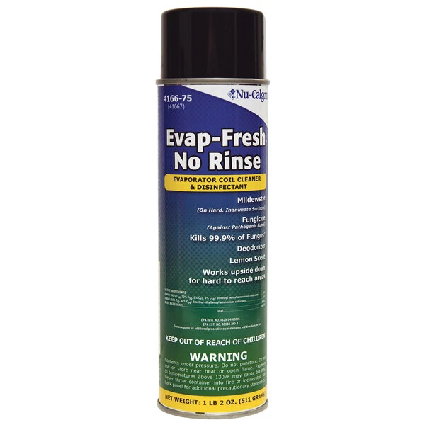 Nu-Calgon 4166-75 18 oz. Evap-Fresh No Rinse Aerosol Evaporator Cleaner and Disinfectant