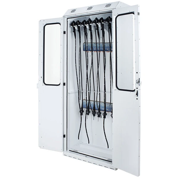 Harloff SureDry SC8036DRDP-14-DSS3316 Steel 14-Scope Drying Cabinet with Key Lock and Dri-Scope Aid