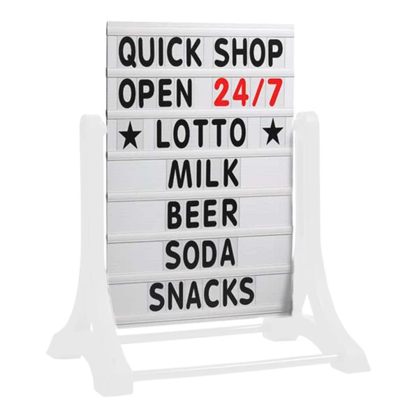 Aarco ROC3PANEL Letterboard Panel for ROC-3 The Rocker Sign