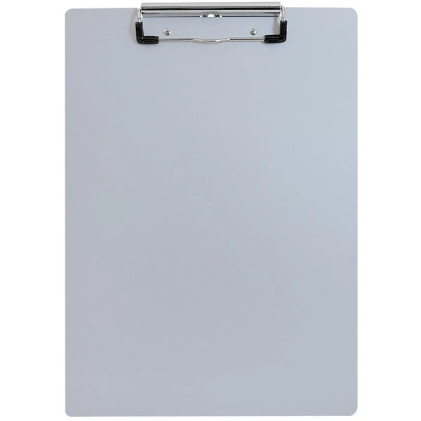 Saunders 12 3/4" x 8 15/16" Silver Aluminum Clipboard with 1/2" Clip Capacity