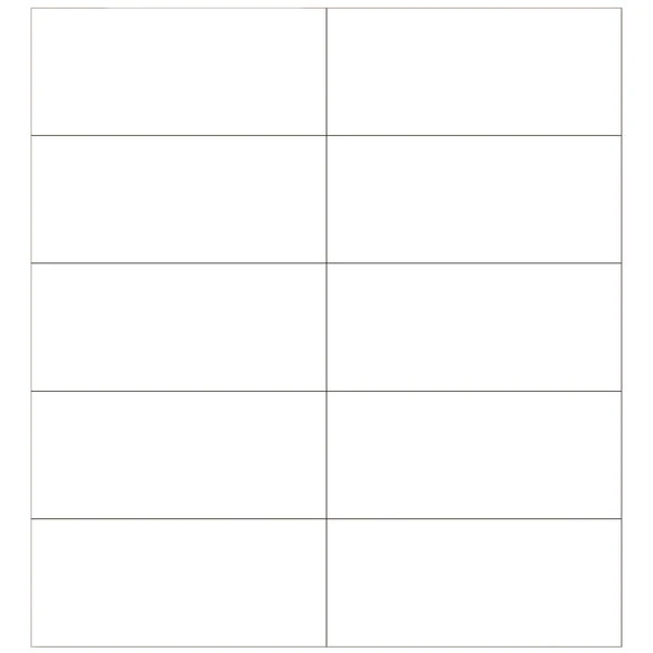 MasterVision BVCFM2418 2" x 7/8" White Dry Erase Magnetic Strips - 25/Pack