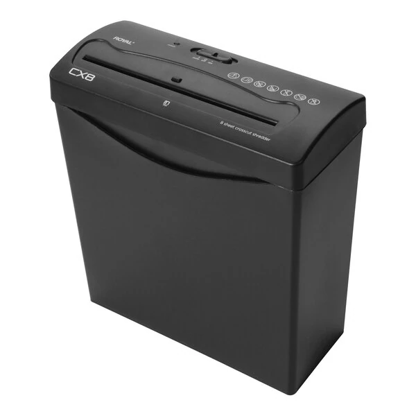 Royal CX8 89341P 8 Sheet Cross-Cut Shredder with 3 Gallon Basket - 115V