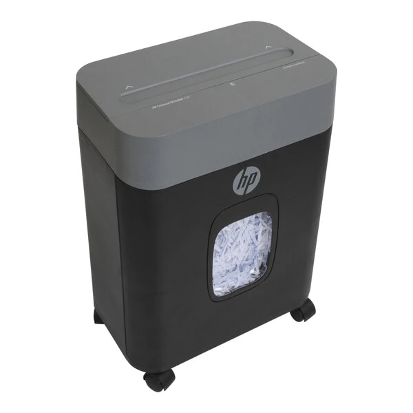 HP CC8 91033A 8 Sheet Cross-Cut Shredder with 3.4 Gallon Basket - 115V