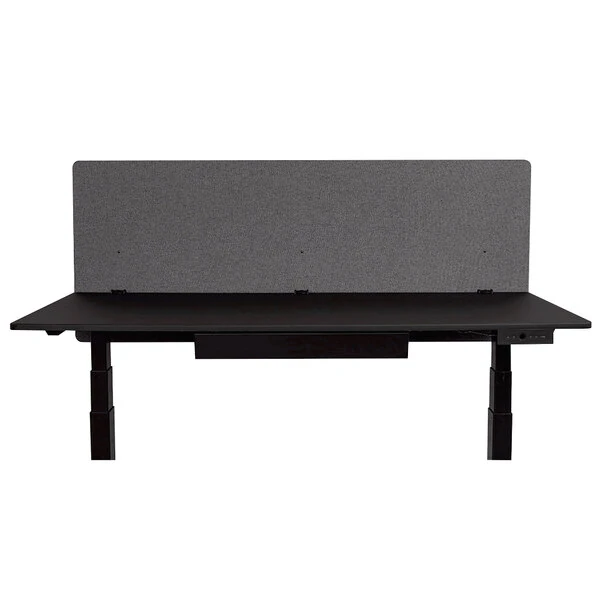 Luxor RCLM6024SG RECLAIM Slate Gray 60" x 24" Desk Mount Privacy Panel