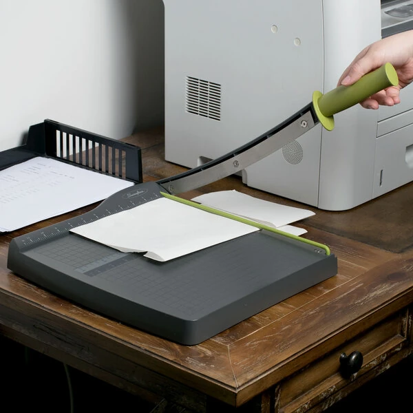Swingline 9312 ClassicCut Lite 13" x 19 1/2" 10 Sheet Guillotine Paper Trimmer with Plastic Base