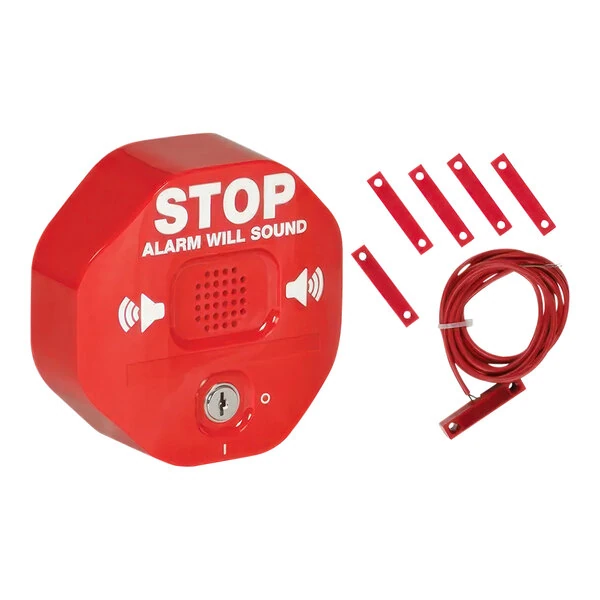 Safety Technology International Exit Stopper Indoor Multifunctional Double Door Alarm STI-6402