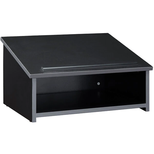 Oklahoma Sound 22-BK Black Finish Tabletop Lectern