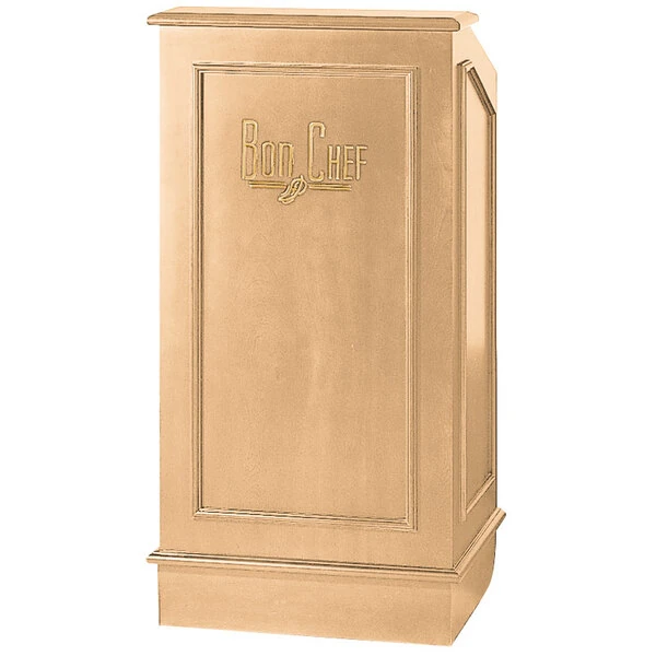 Bon Chef 50230 25" x 20" x 48" Pickled Oak Executive Style Podium