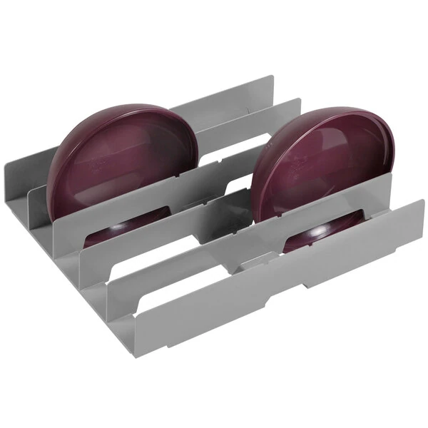 Cambro CSDDC5151 16 1/3" x 20 1/2" x 3 3/8" Dome Drying Cradle for Camshelving® Premium, Elements, and Elements XTRA Series - 5/Case