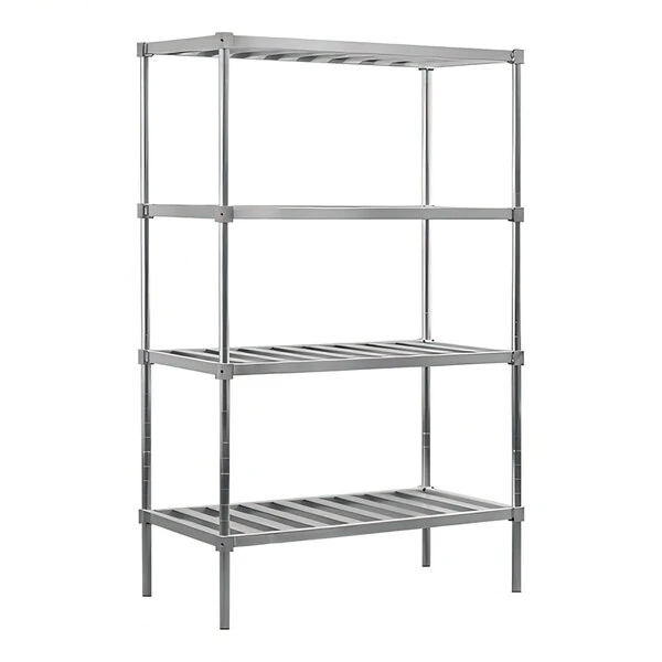 New Age 60" x 24" x 76" Aluminum Pot and Pan Drying Rack P2460