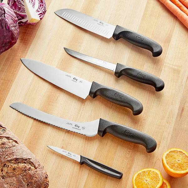 Choice Essential 5-Piece Knife Set with Black Handles